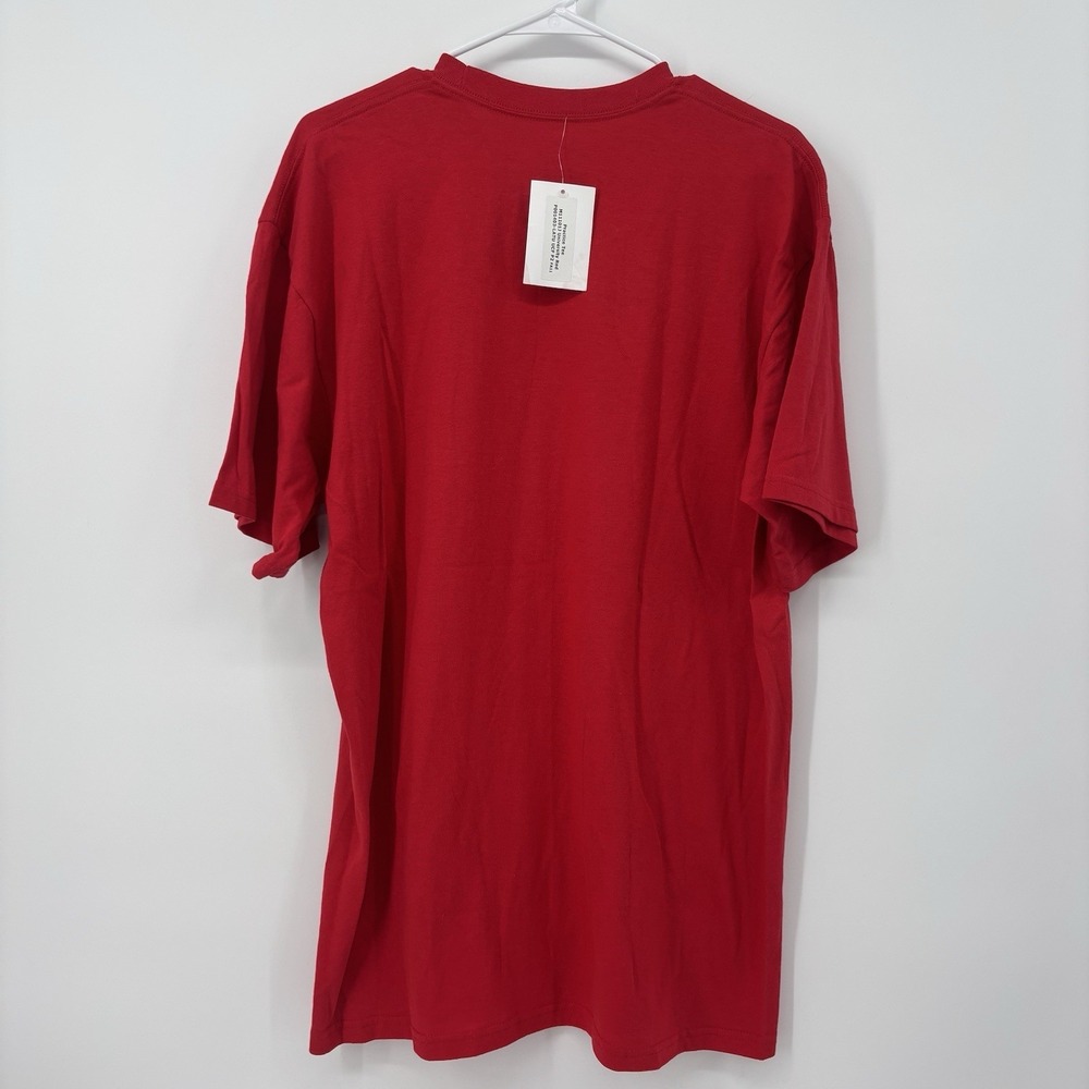 Nike Louisiana Tech Bulldogs Red T-shirt Mens Size Large‎ Red Loose Fit - Picture 2 of 8